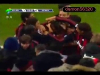 milan - genoa beckham gooooooooooool