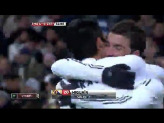 real madrid[ 6 : 0 ]zaragoza spanish championship 2009-10/15th round review: ntv