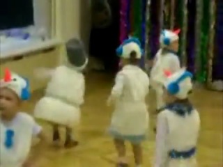 snowman tearing up the dance floor