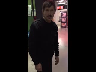 drunken security guard in perm shopping mall