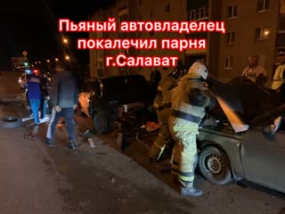 drunk car owner in salavat crippled a guy