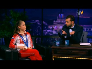 yulia lipnitskaya at evening urgant.