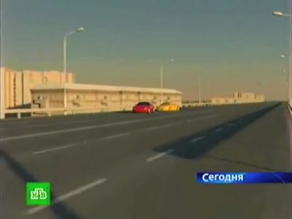 jaguar and porsche - moscow, a terrible accident