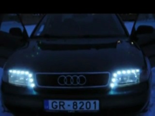 audi. musical equalizer from the headlights .... theme)